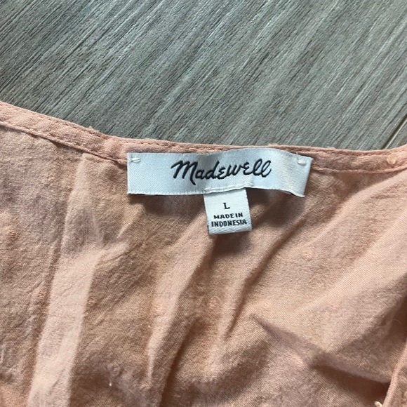 Madewell Women’s Rhyme Button Front-Top In Clipdot - Picture 9 of 9